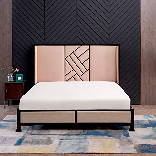 THXSILK 7A+ Silk Fitted Sheet, 1 Fitted Sheet ONLY, 100% Mulberry Silk Bottom Sheet, Silk Bed Sheet with Deep Pocket 16", Machine Washable, Durable, Queen Size, White