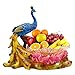 Fruit Bowls Kreatywny Europejski Płyta Owocowa Osobowalność Paw Kształt Owocowy Płyta Salon Strona główna Cukierki Suszony Owocowy Talerz Koszyk na Owoce (Color : B)