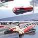 CheroCar JL JT Engine Hood Hinge Cover Decoration Cover Stickers Exterior Accessories for Jeep Wrangler JL 2018-2020, for 2020 Jeep Gladiator JT, Red