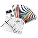 Prismacolor 1978739 Premier Pencils Adult Coloring Kit with Blender, Art Marker, Eraser, Sharpener & Booklet, 29 Piece