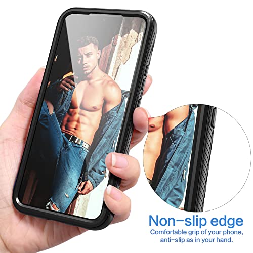 Coque Galaxy S22 Plus antichoc robuste IDweel noire verre trempé