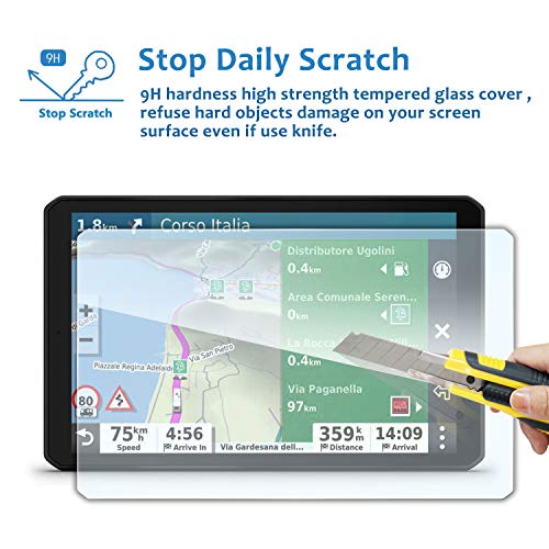 Rv 890 8 Inch Glass Gps Screen Protector Gar*Min Otr 800 9H 5.0 Gps Screen Protector Tempered Glass Navigation Screen Protector Guard Shield Scratch-Resistant High Clarity Rv 890 /Otr 800 Accessories #TOP1