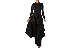 Women's Casual High-Low Tunic Tops