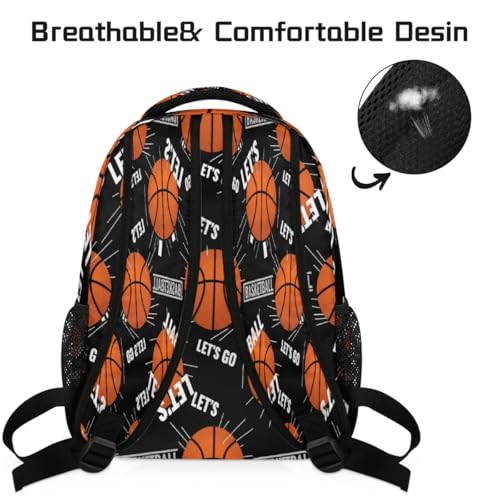 Mochila ligera de baloncesto con compartimento seguro para portátil 4