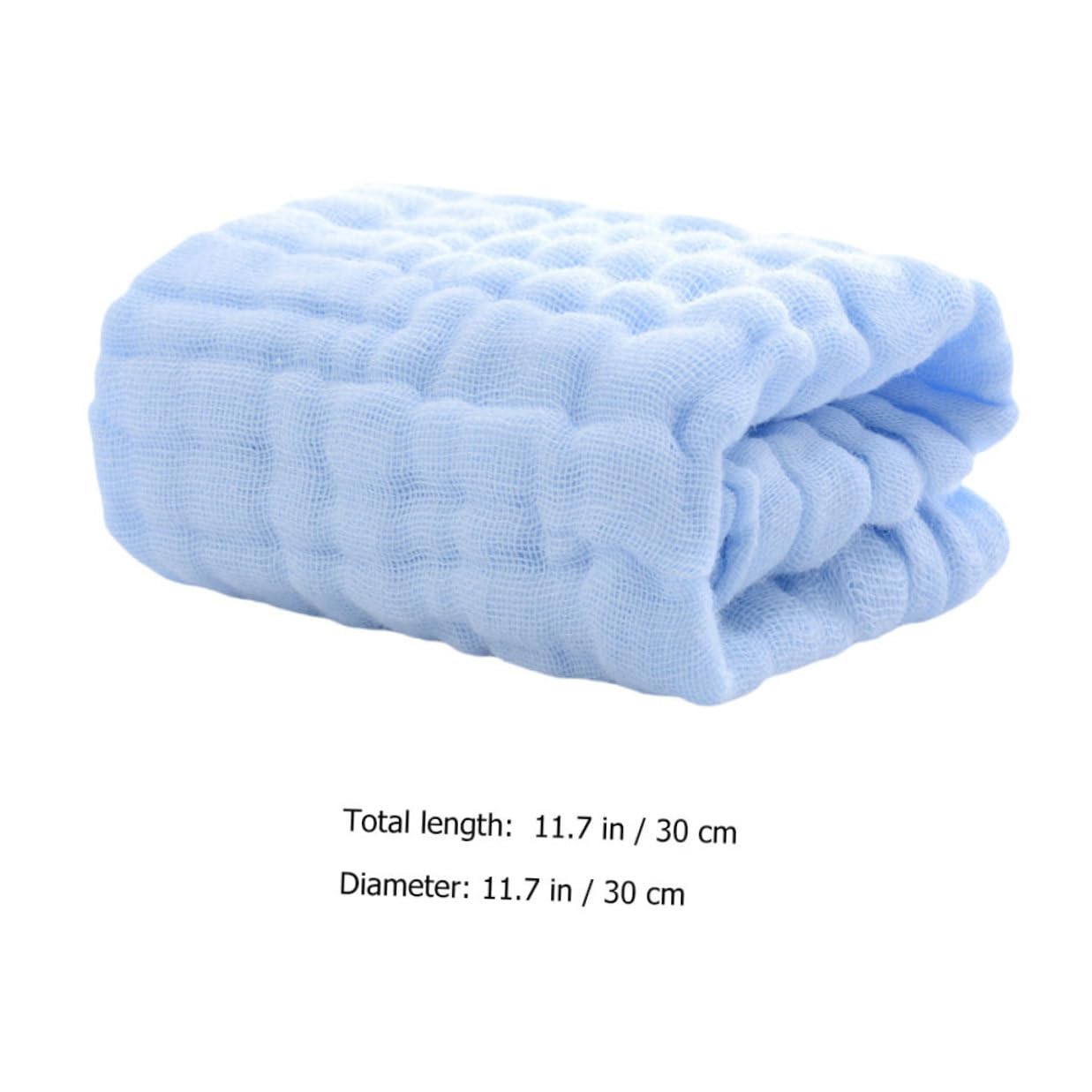 6pcs Muslin Washcloths Soft Breathable Cotton Hand Towels for Burp Cloths Saliva and Sweat Towels Multipurpose for Newborn and Boys