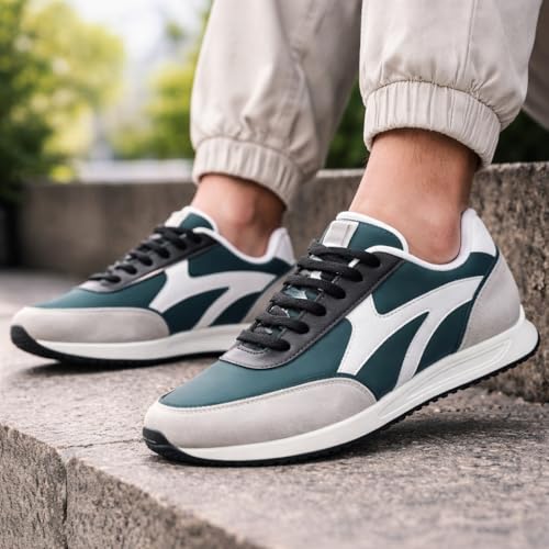 Image of Cruiser Men's Sneakers | Cushioned Insole Comfortable Shoes | Trendy & Stylish Modern Sneakers | Durable TPR Sole Casual Walking Footwear (2663)