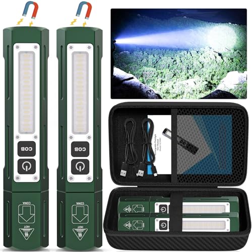 Image of Rechargeable Magnetic Flashlights, Bright Small Powerful Pocket Flashlight