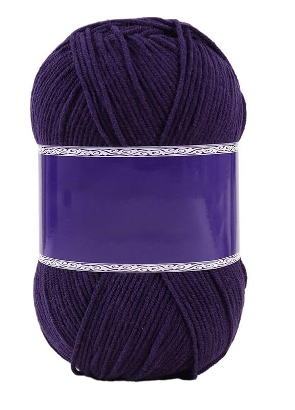 Fil peigné en coton sans nœud pour réussir vos projets crochet | 5 rouleaux de 100g