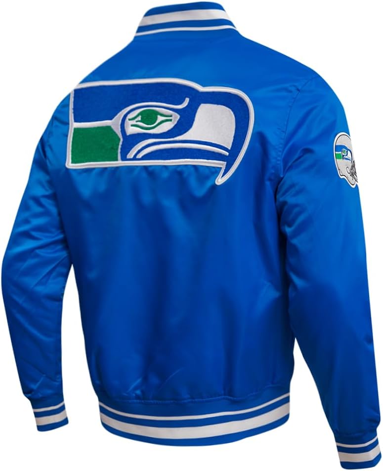 Pro Standard Mens NFL Retro Classics Satin Jacket - Image 2