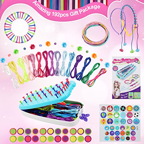 Friendship Bracelet Making Kit For Teen Girls - Arts And Crafts Ideas For Kids Age 6 7 8 9 10-12, Diy Handmade Toys For Birthday Christmas Gifts, Great For Road Trip With Featuring Instructions #TOP5