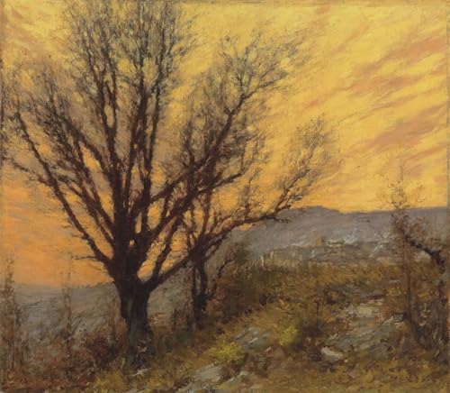 Tableau impressions d'art L'hiver dans les Alpes maritimes Henry Herbert La Thangue 60x90cm