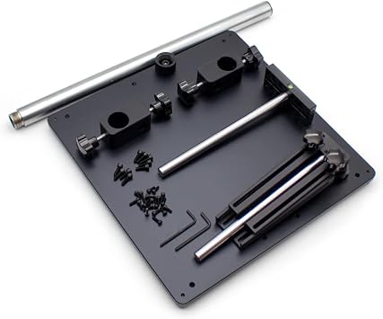 Industrial Camera Machine Vision Experiment Stand, Lighting Test Holder Foldable Light Source Rack with Leveling Gauge