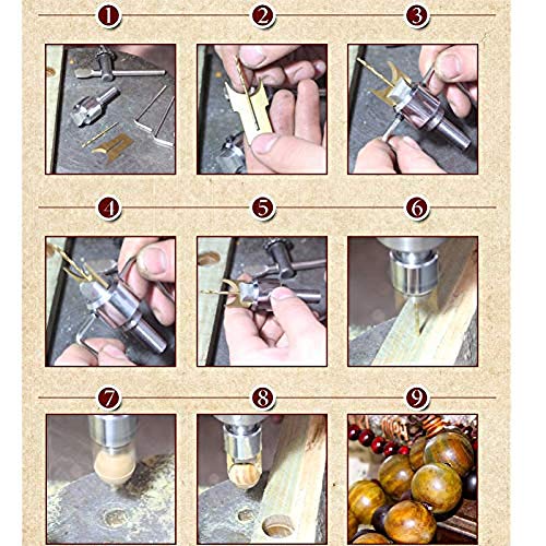 Punte per trapano per perline, kit di strumenti