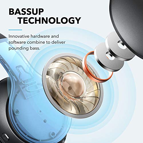 Image of Soundcore ANKER Life 2 Neo Bluetooth Wireless Over Ear Headphone with Mic (Black)