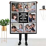 Gifts for Mom Custom Blankets with Photos Personalized Throw Blankets with Picture for Halloween...
