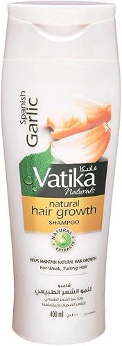 Vatika Spanish Garlic Natural Hair Growth Shampoo 400 ml