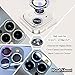 JOLOJO Bling Camera Lens Protector Compatible for iPhone 13/13 mini Ultra Thin/Clear Tempered Glass [Anti-Scratch][Shatter/Water/Fog-Proof] Metal Cover Protection - Silver Diamond(Set of 2)