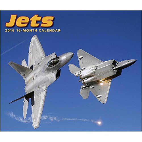 2016 Monthly Wall Calendar - Jets Deluxe