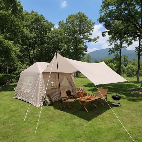 Carpa inflable para camping 4 estaciones 6 personas miniatura 1