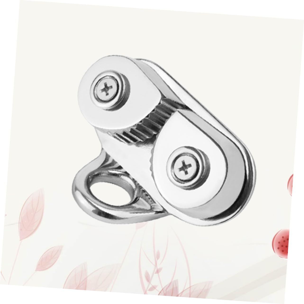 Gogogmee Boat Deck Cam Cleat Stainless Steel 316 Fairlead Sailing Cleat Kayak Cam Marine Grade Chrome