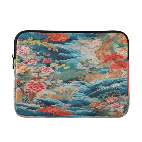 Funda para Laptop Exotic Flowers Blossom 13-14 pulgadas miniatura 1