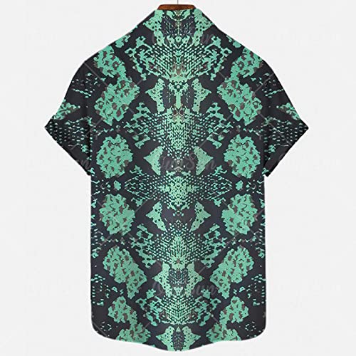 Camicia da Uomo Hawaiana Camicie Aloha-Camicetta