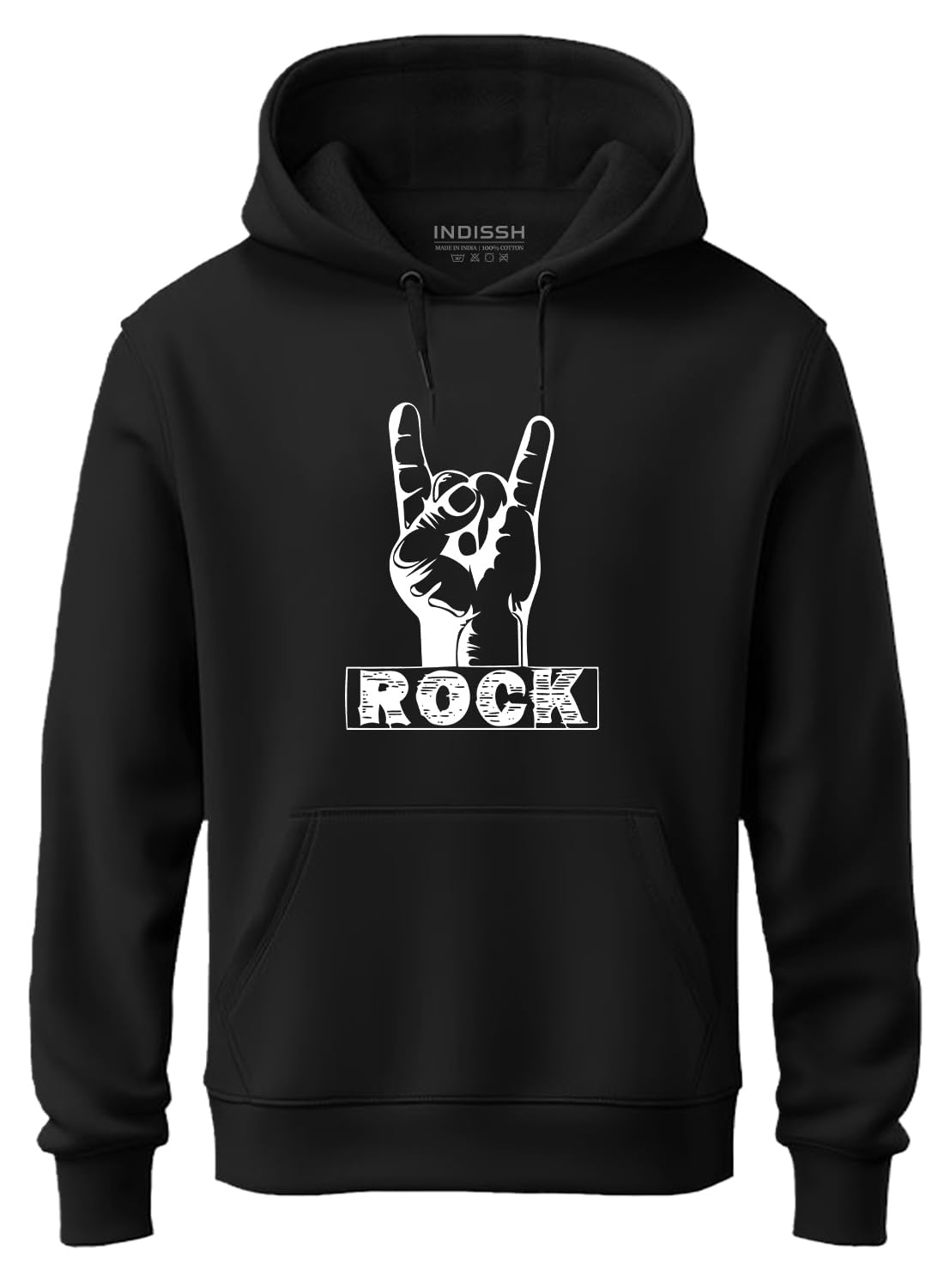 indissh Hoodies | Unisex Hoodie Sweatshirt Music Front Back Printed for Both Girls and Boys MUF-Metal-picture-39