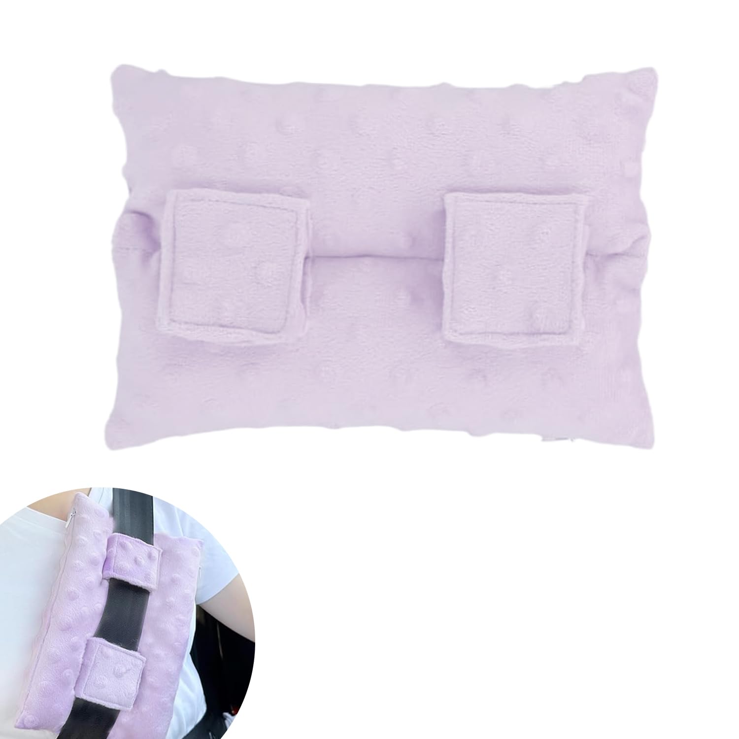 Hysterectomy Seatbelt Pillow, Mastectomy Pillow with Pocket for Cervical Cancer, Uterine Abdominal Post Surgery Abdomen Healing Protector, C-Section Tummy Recovery Car Seat Belt Pad Cushion Support