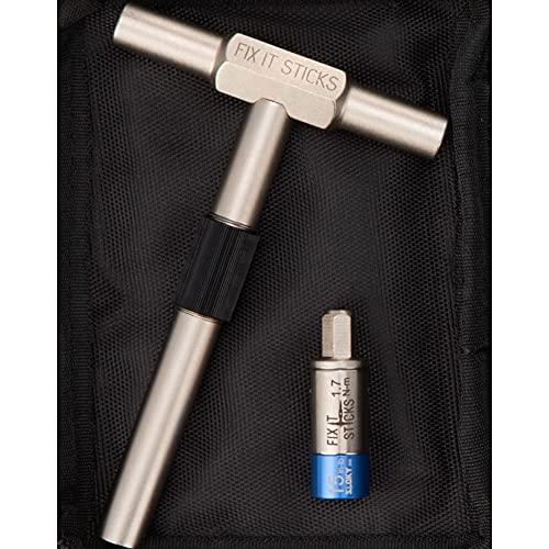 Fix It Sticks Two Miniature Torque Limiter Kit With Pouch, T-Handle Driver & 16 Bits, 45 And 15 Inch Lbs Kit #TOP2