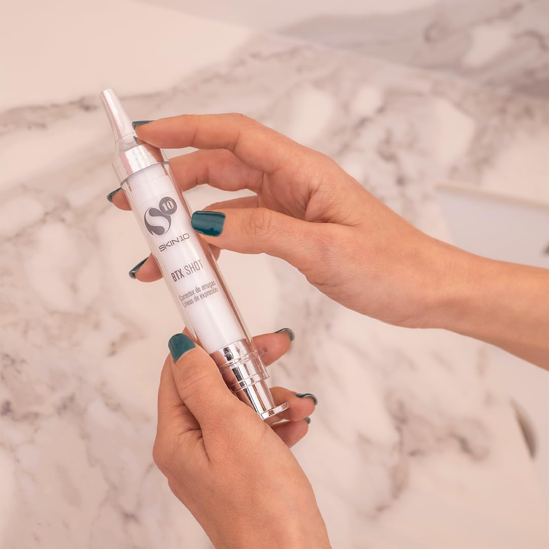 MEDICHY MODEL - Skin10 BTX Shot Tratamiento descontractivo de las arrugas - Efecto Reafirmante y Antiedad - Fórmula Hidratante para Piel Firme y Suave - 10 ml