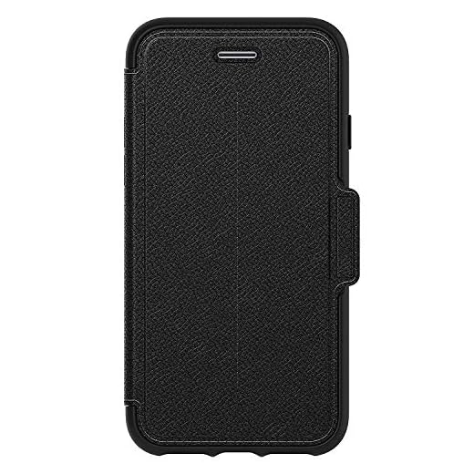 OTTERBOX STRADA SERIES Case for iPhone SE (2nd gen - 2020) and iPhone 8/7 (NOT PLUS) - Retail Packaging - SHADOW (BLACK/PEWTER)