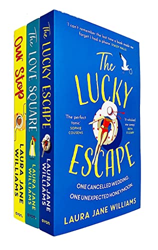 Laura Jane Williams Collection 3 Books Set (Our Stop, The Love Square, The Lucky Escape)