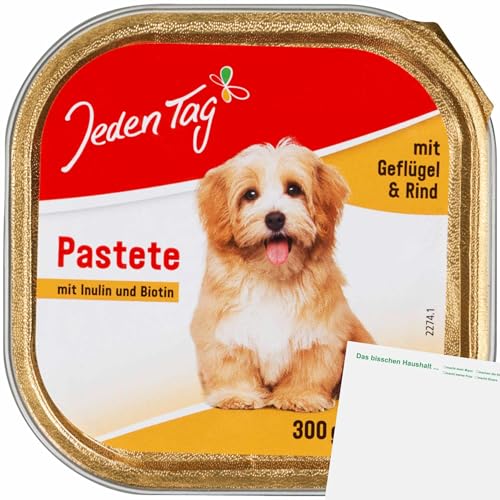 usy Bundle für Jeden Tag Hund Feine Pastete Gefügel und Rind (300g Schale) + usy Block