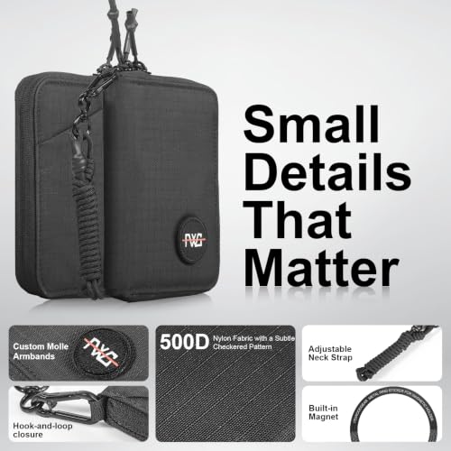FEIWOOD GEAR 3-in-1 RFID Passport Holder, Magnetic Detachable Wallet with Stand - image 2