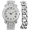 L0504-Silver-Blk #R-Cuban