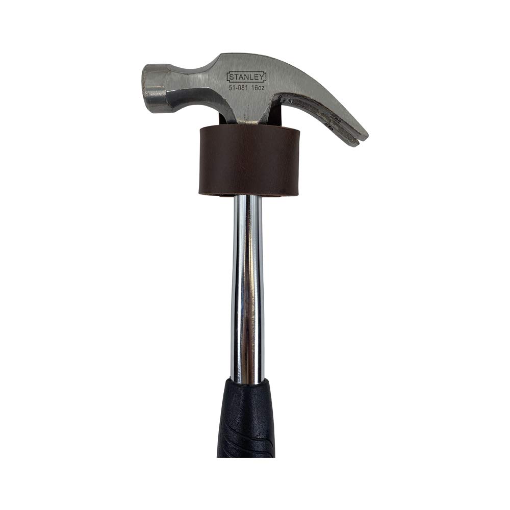 Hide & Drink, Hammer Holder with Belt Loop, Waist Axe Holster, Rustic Tool Organizer, Woodwork, Thick Full Grain Leather, Handmade