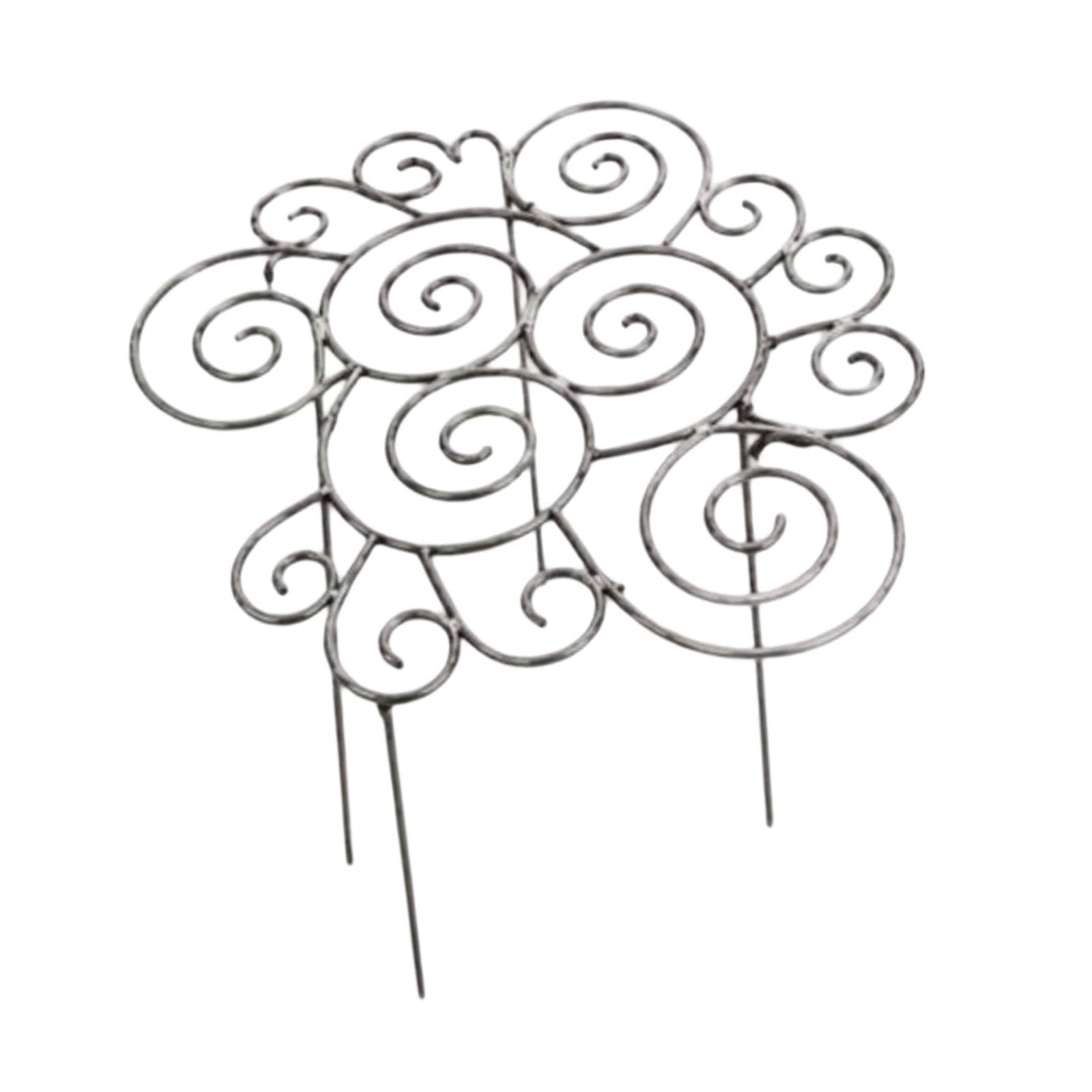 kowaku Tuteur en Fer pour Plantes, Support Décoratif pour Plantes D'intérieur et D'extérieur, Tuteur pour Ou de Parc, 44cmx44cm