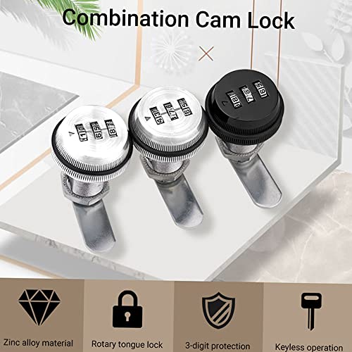 KKcare XT20 Combinação Cam Lock Liga de Zinco Fechadura Codificada por Senha Fechaduras de Segurança