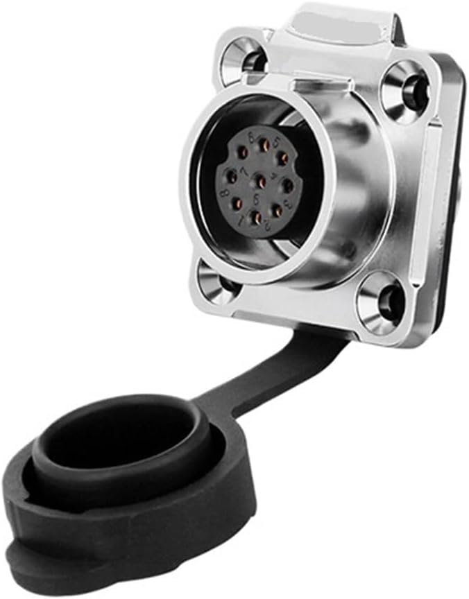 LP16 9-pin aviation and socket metal round PIN pin power signal industrial connector(Male plug)