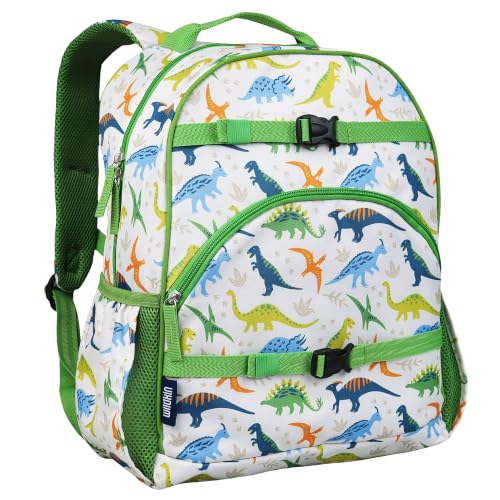 Image of Wildkin Kids Backpack for Boys & Girls, ECO rPET Recycled Lightweight Bookbag with Padded Straps