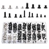 360 Stück PC Schrauben Sortiment Set M2 M2.5 M3 Kleine Flachkopfschrauben Computerschrauben PC Computer Reparatur Zubehör Kit für Laptop Computer Reparaturschrauben