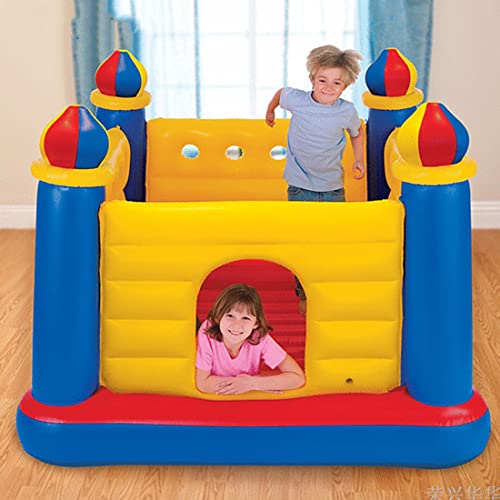 Image of Toy Imagine Playhouse Inflatable Soft Floor Bounce Castle Bouncer for 3-6 yrs, Multicolor