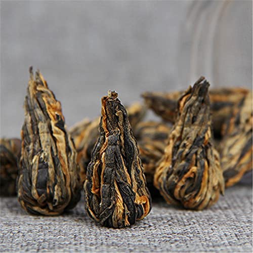 Thé chinois Dianhong Gold Bud en petites pagodes artisanales de 300g