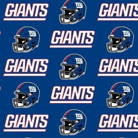 Fabric Traditions New York Giants Cotton - NFL Team Logo Cotton by The Yard, Fat Quarter, Half Yard, 1 Yard, 2 Yard Cuts
