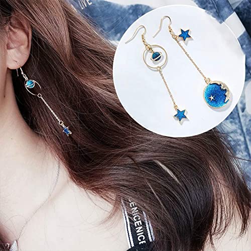 Weird Cute Fun Cool Aesthetic Earrings Abstract Face Earrings Star And Moon Earrings Lesbian Earrings Long Drop Dangle Earrings For Girls And Women #TOP5