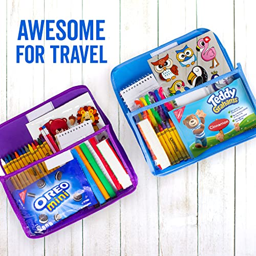 OREO Mini, CHIPS AHOY! Mini, Nutter Butter Bites, RITZ Bits Cheese, RITZ Bits Peanut Butter, Teddy Grahams Cinnamon, Wheat Thins, Fig Newtons, Cookies & Crackers Variety Pack Snack Box, 48 Snack Packs (assortment may vary)