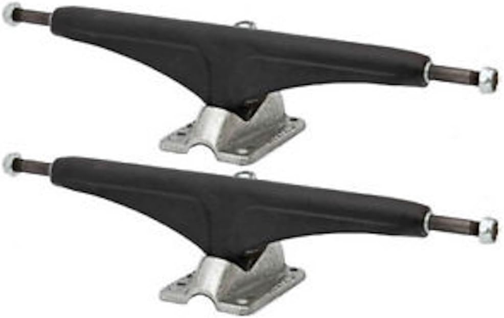 Black Tracker Longboard Trucks Dart 219Mm (Set Of 2) Black Skateboard