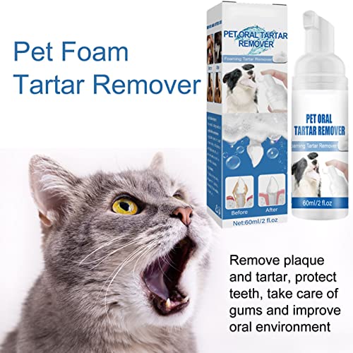 Removedor de tártaro para animais de estimação - Removedor de placas naturais e tártaro para cães e