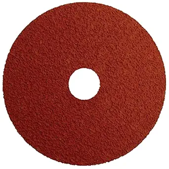 Weiler 69851 Tiger Ceramic Alumina Resin Fiber Sanding & Grinding Disc, 4-1/2" Diameter, 36 Grit, 7/8" Arbor Hole (Pack of 25)