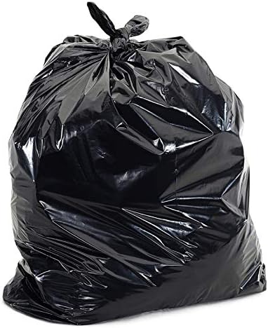 Extra Heavy Duty black bin Bags Liners 200 per box 15kg per bag Eco friendly